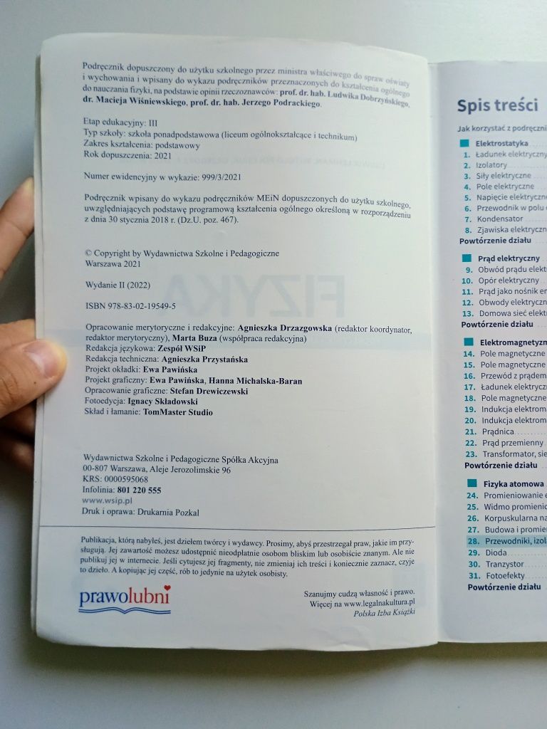 Fizyka podręcznik 3 wsip zakres podstawowy