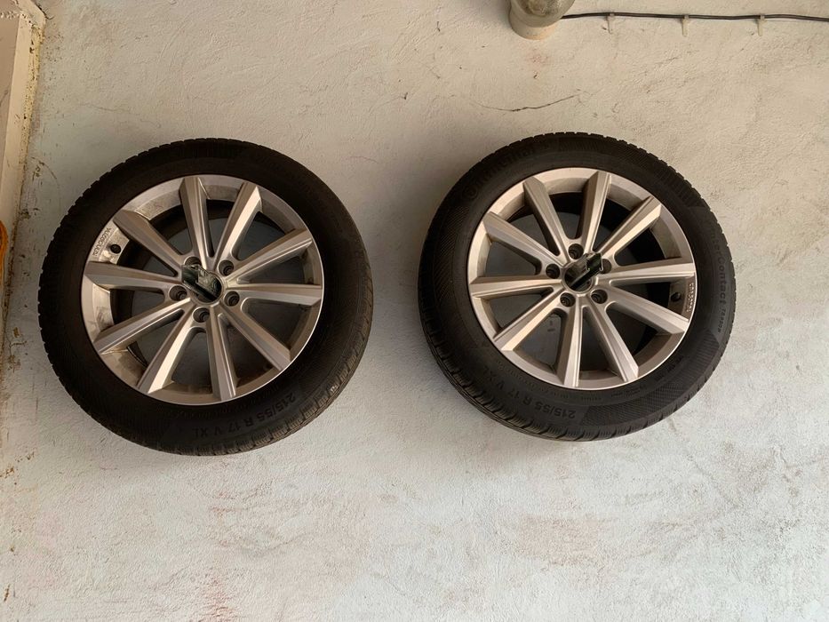 Koła zimowe VW 215/55 R17 Continental