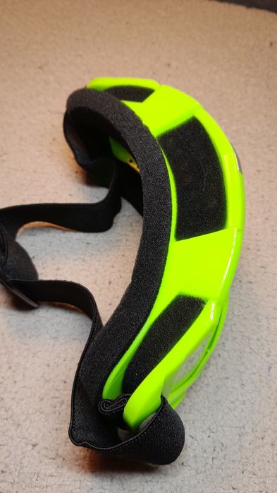 Okulary gogle narciarskie snowboard cross ATV zielone