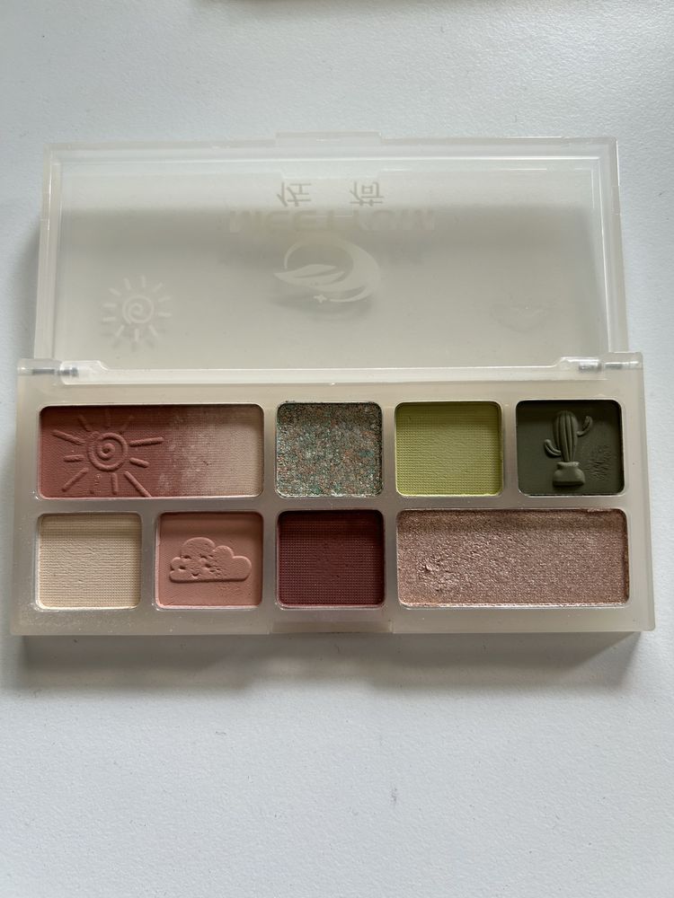 nude paleta cieni brązowe cienie do powiek paletka