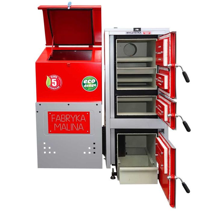 Piec na Ekogroszek 12 kW -> 5 Klasa, SKZP, Zapalarka Gratis