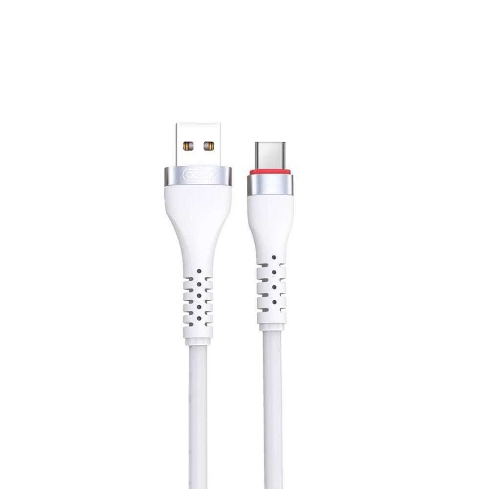 Kabel USB Typ C XO NB213 2,4A długość: 1m kolor: biały