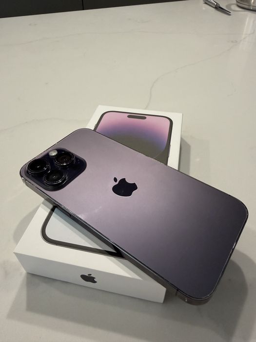 iPhone 14 Pro Max - purple/stan idealny/128gb.