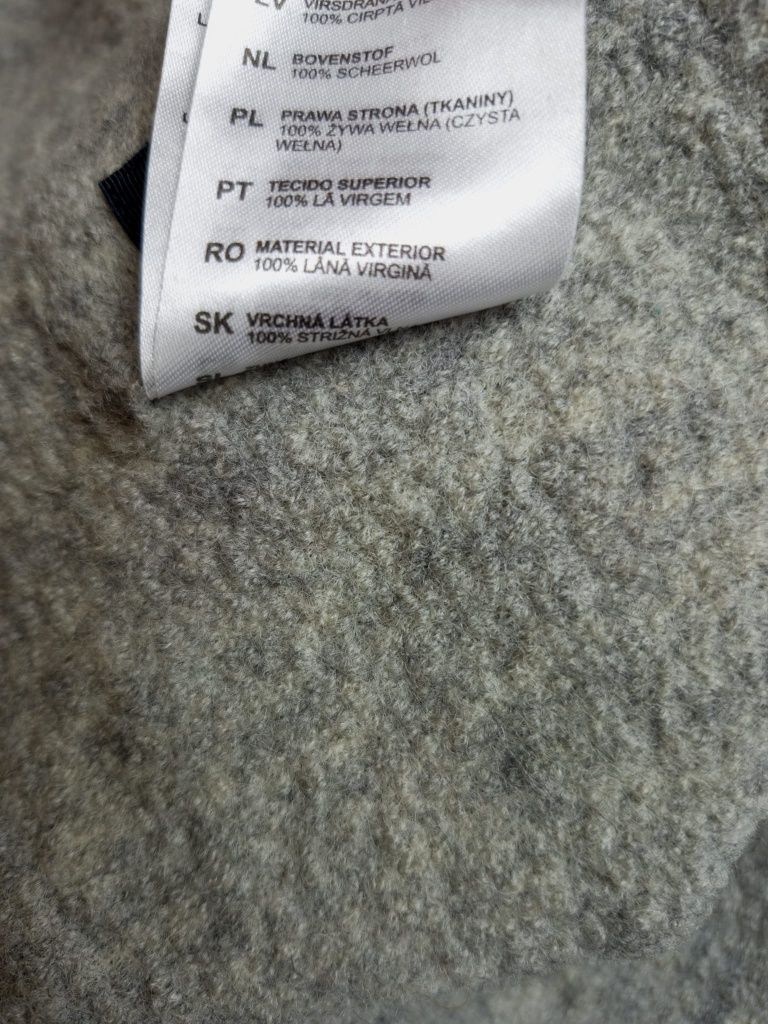 Wiosenny płaszcz Marc O'Polo  z kapturem 100% wełna xs/s/m