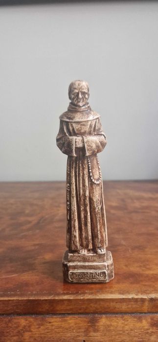 Rzeźba figura Św. Walenty dewocjonalia sztuka sakralna antyk