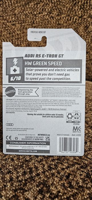 Audi rs e-tron gt hot wheels