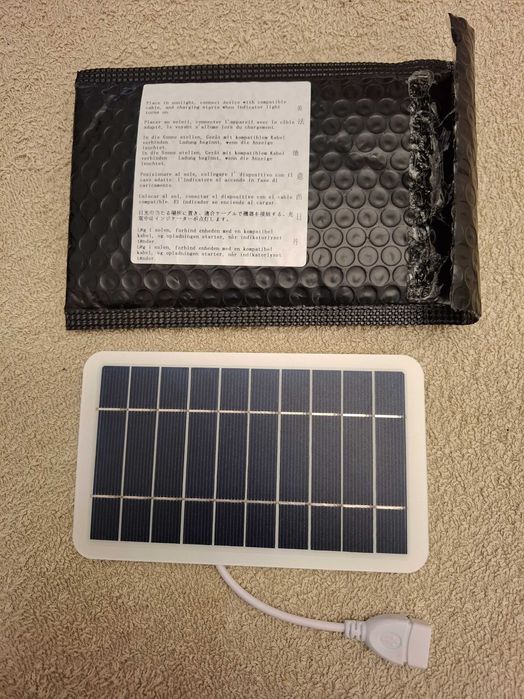 Carregador portátil solar