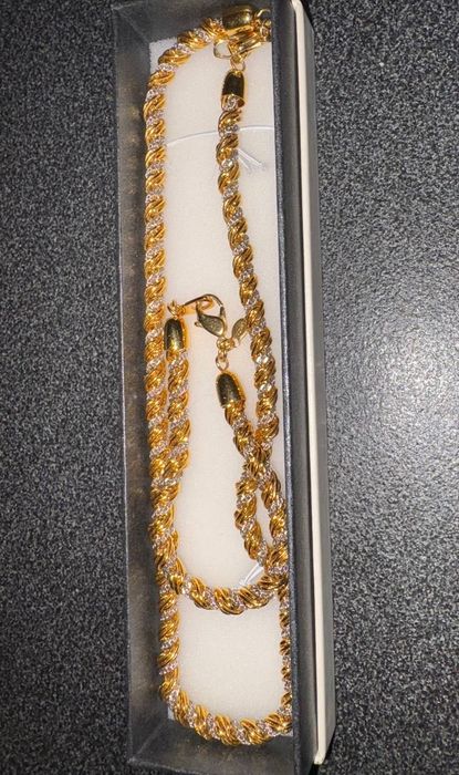 Комплект ланцюжок та браслет Monet 70 роки