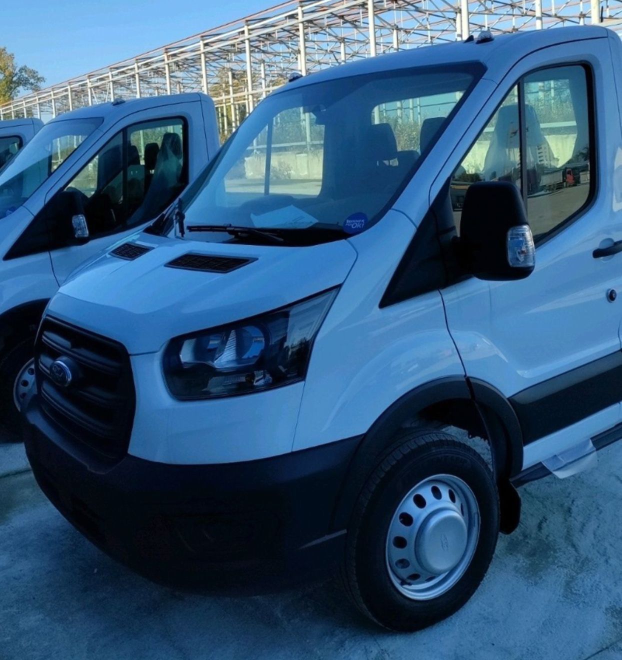 Стекло лобовое скло лобове Ford transit форд транзит оригинал подогрев