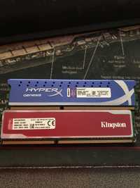 Оперативна памʼять Kingston HyperX DDR3 genesis 4gb, red 8gb