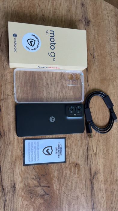 Smartfon MOTOROLA Moto G55 5G 12/256GB 6.49" 120Hz Forest Grey