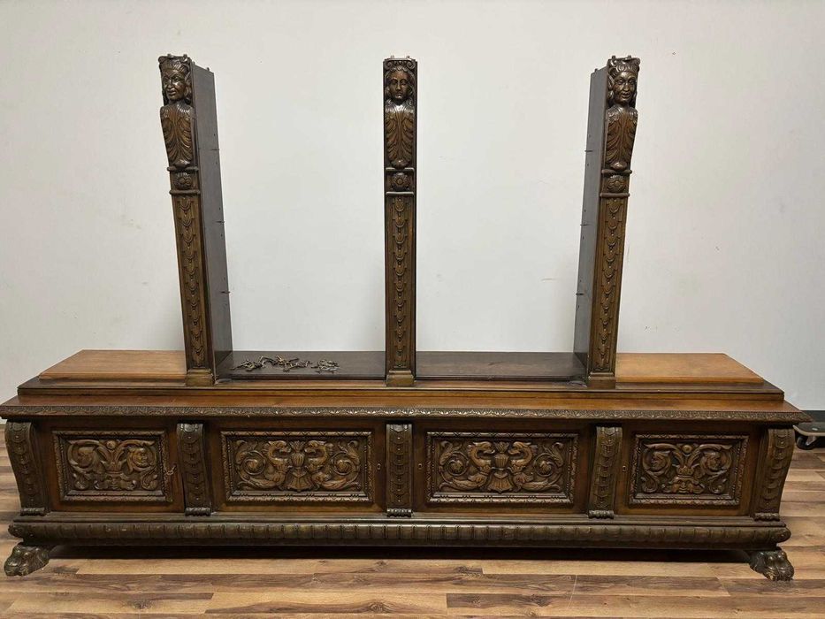 Komplet mebli gabinet Antyk Lwie łapy