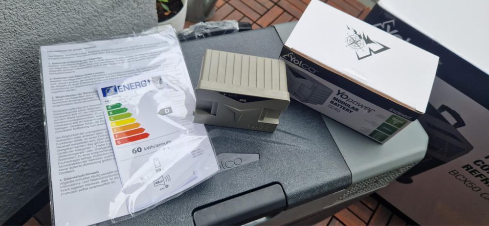 Przenośna lodówka kompresorowa BCX50 CARBON Yolco