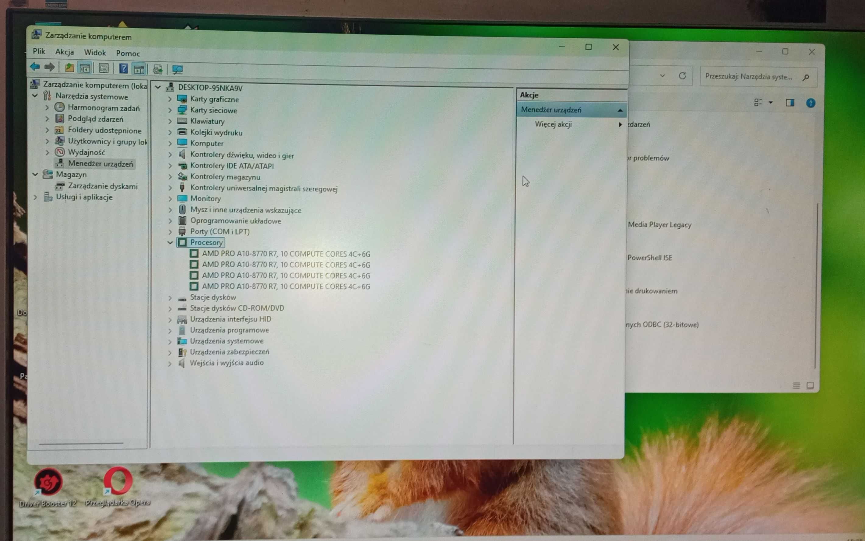 Komputer HP EliteDesk 705 G3 Procesor 3,8GHz 4 rdzenie Ram DDR4 16GB