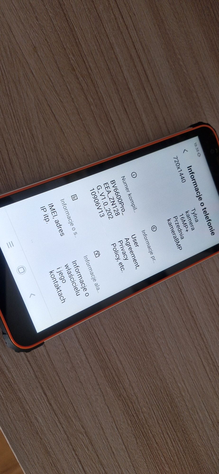 Telefon BlackView Bv6600 pro z Termowizją Flir Zamiana