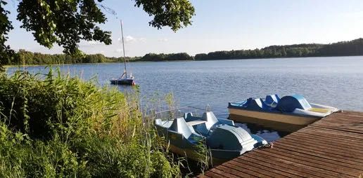 Mazury - apartamenty 4-8 os. - jezioro,łowisko,plaża,las