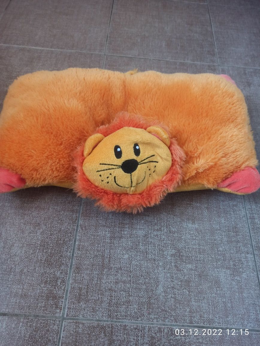 Подушка игрушка лев