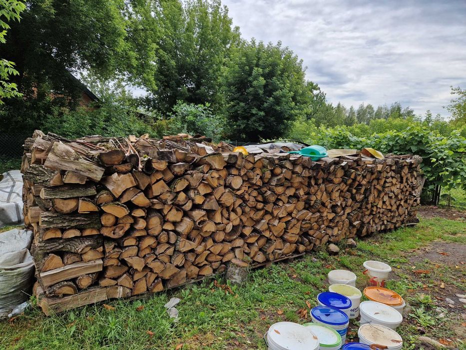 DĄB drewno do kominka , pieca 30m Suche !!!