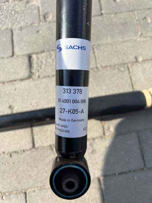 Стойки амортизатора задні газомасляні (SACHS) 313 378 VW/SEAT/SKODA