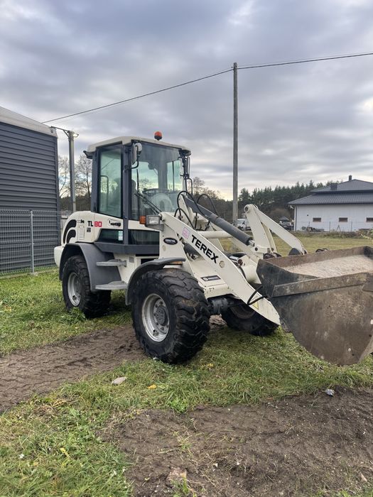 Ładowarka TEREX TL80 – 2008 r. – łyżka,widły – bardzo dobry stan