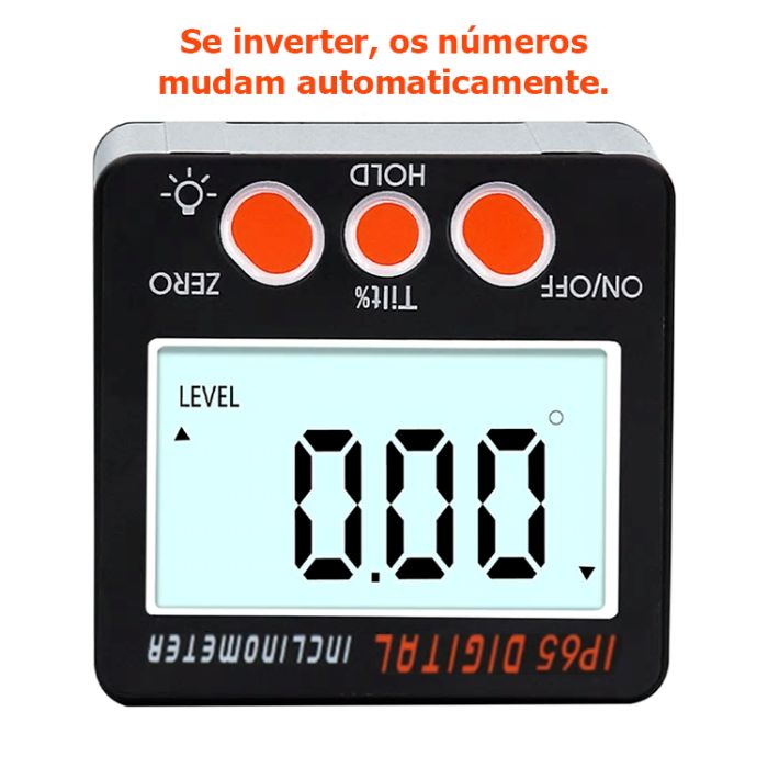 Inclinómetro Digital Base Magnética IP65 (NOVO)