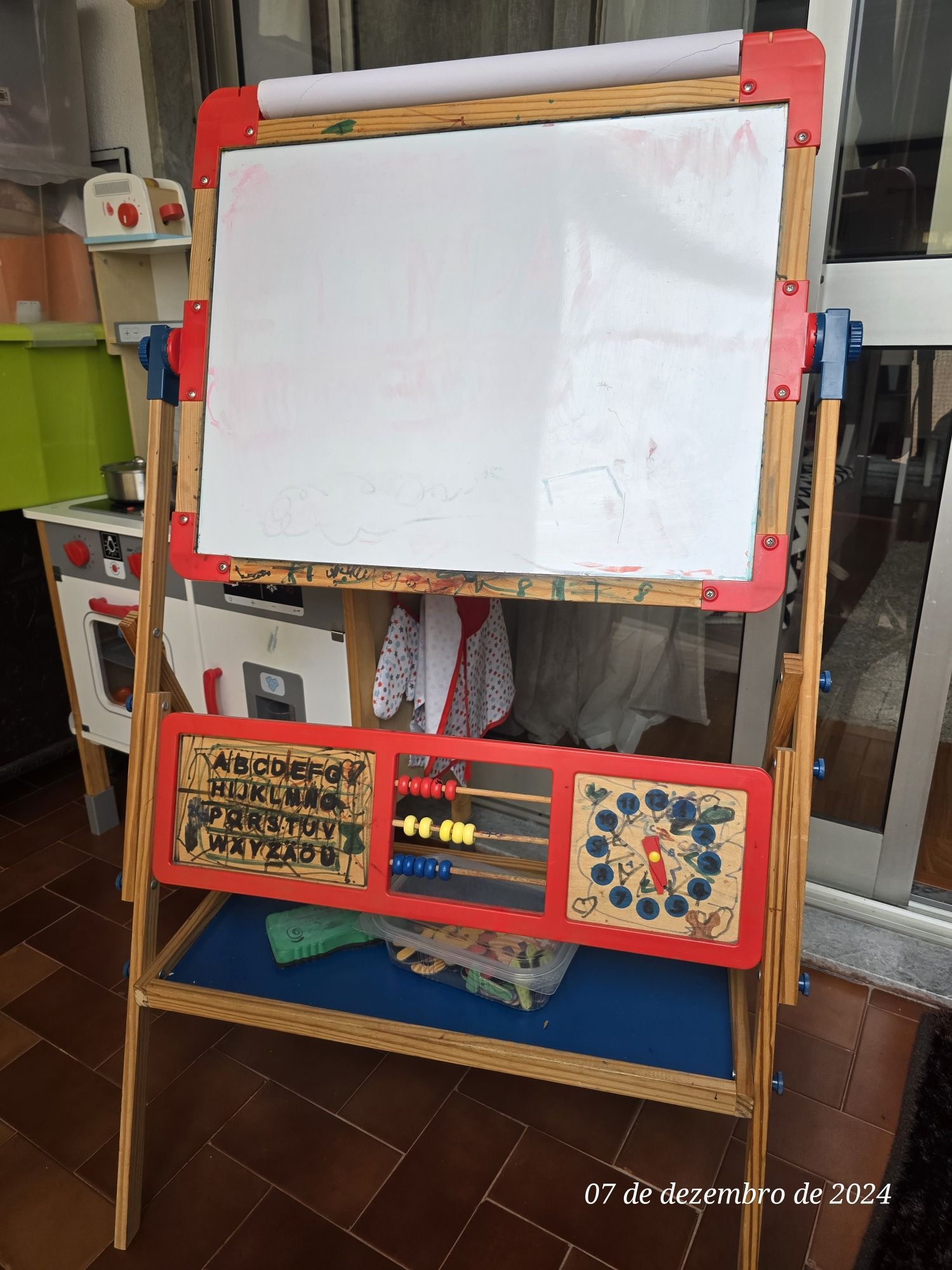 Quadro branco + quadro giz