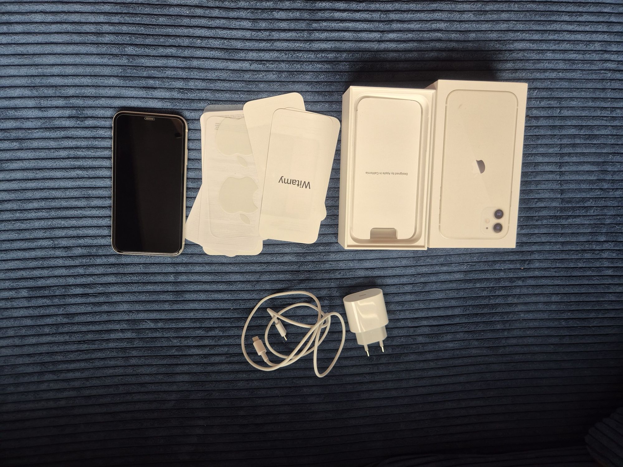 Piekny jak nowy super stan APARAT ZADBANYiPhone 11 bialy super rarytas