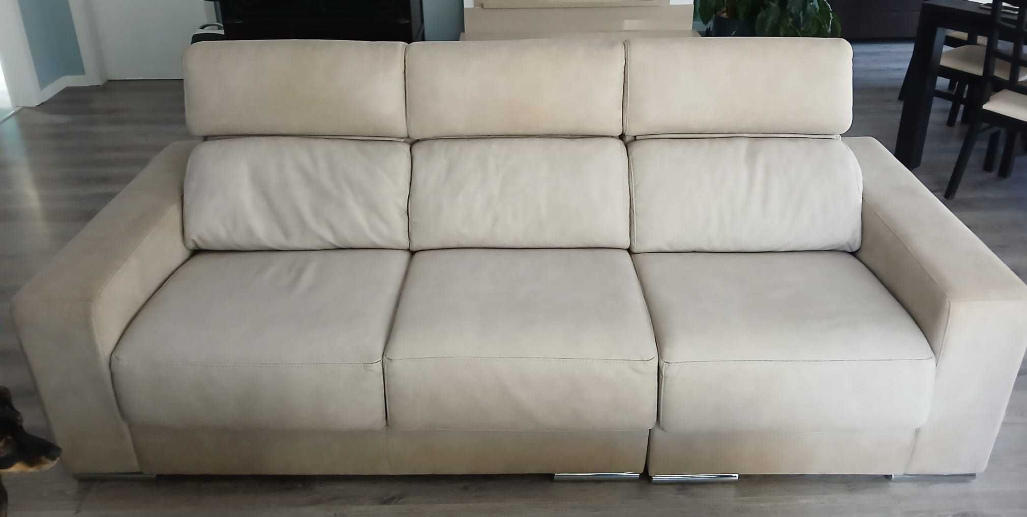 Conjunto Sofás, beige, extensíveis