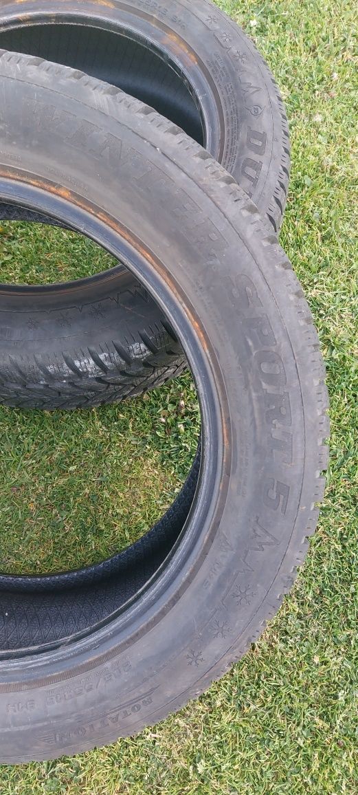 Opony zimowe dunlop 205/55R16 tanio cena za dwie