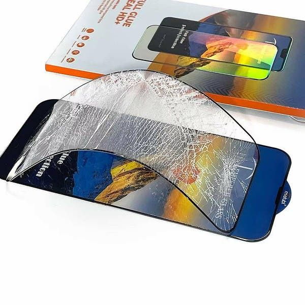 Захисне скло  для Motorola G32 G54 G84 повний клей black