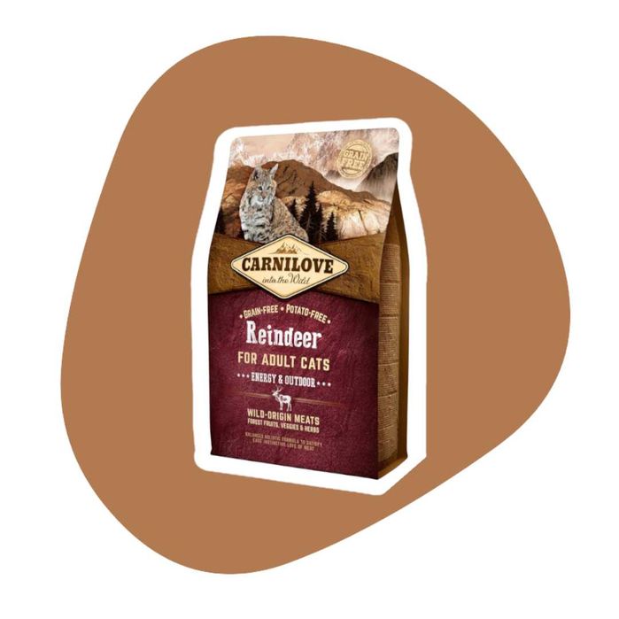 Carnilove Cat Reindeer Renifer Energy Outdoor 400g koty aktywne
