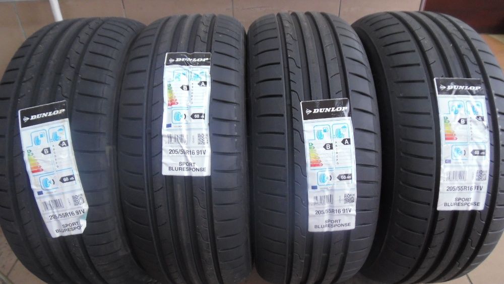 NOWE 205/55R16 DUNLOP Sport BluResponse - Letnie, Super jakość , ANDAR