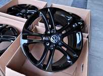 Alufelgi 17 5x112 VW Golf Passat Touran Jetta Caddy T-Roc Czarne 805#