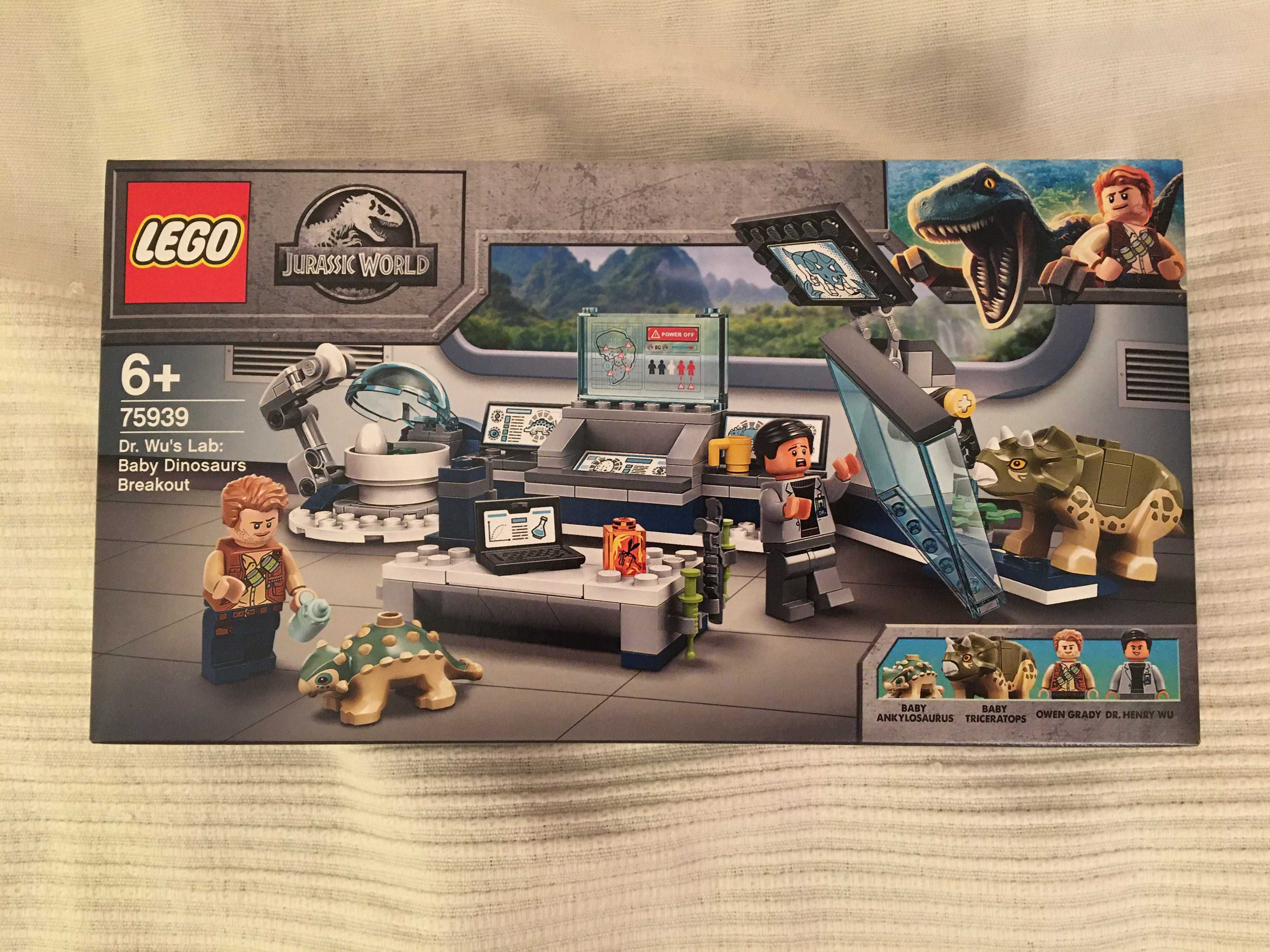 LEGO Jurassic World 75939 - Laboratorium doktora Wu - NOWE