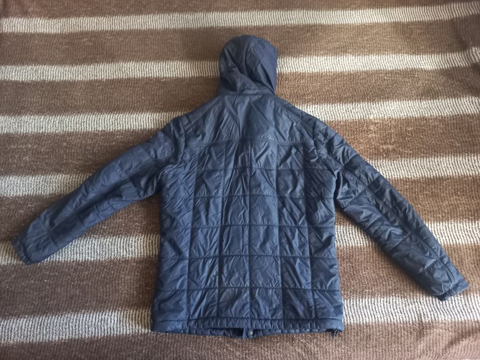 Темно-синя осіння чоловіча куртка, демісезонна куртка, тепла курточка