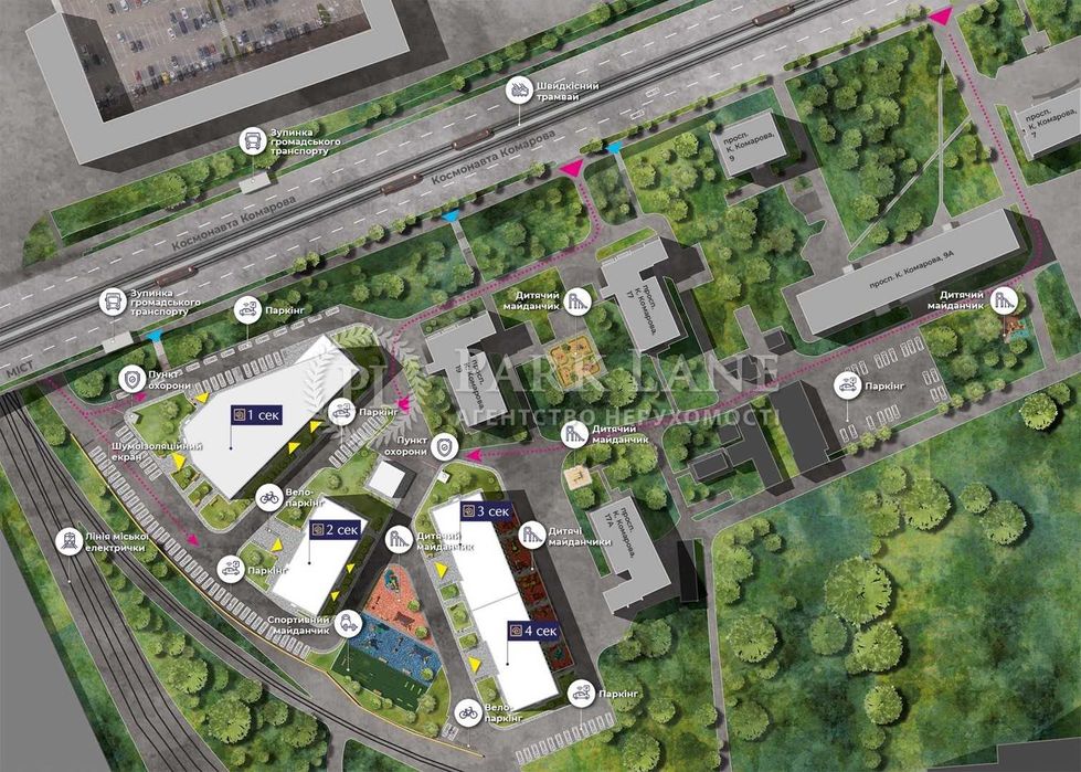 Нежитлове приміщення 1100 м ЖК Сучасний квартал Гузара 11 Комарова