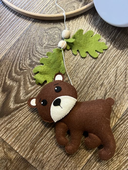 Мобіль з фетру, музичний блок, тримач