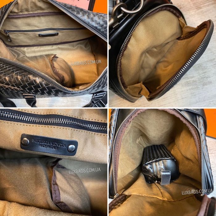 Мужская кожаная дорожная сумка спортивная B0ttegaVeneta