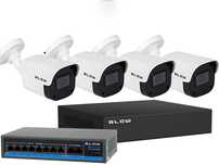 Zestaw monitoringu PoE BLOW 4x4MP /PoE 4x kamery tubowe 4MP