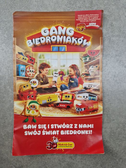 Biedronka 80 naklejek = pluszak ! Gang biedroniaków
