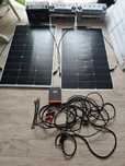 Zestaw solarny fotowoltaiczny przyczepa kamper łódź namiot elastyczny