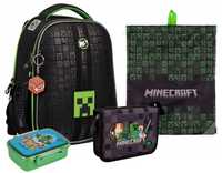 Набір Рюкзак шкільний  YES  Minecraft  + пенал+сумка+ланч майнкрафт