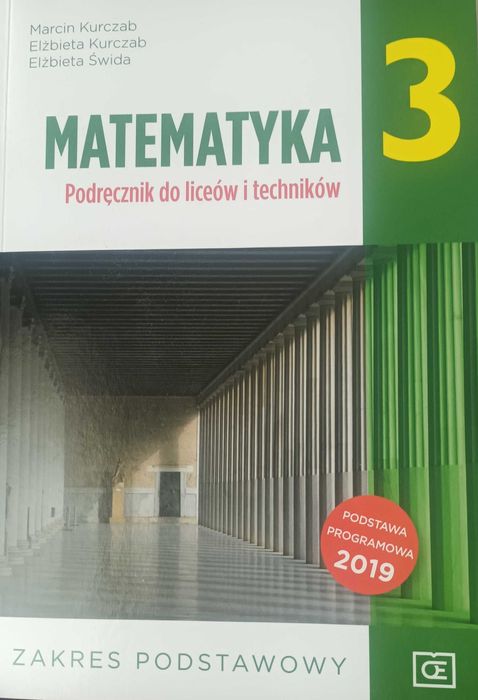Matematyka podręcznik klasa 3 liceum i technikum NOWY
