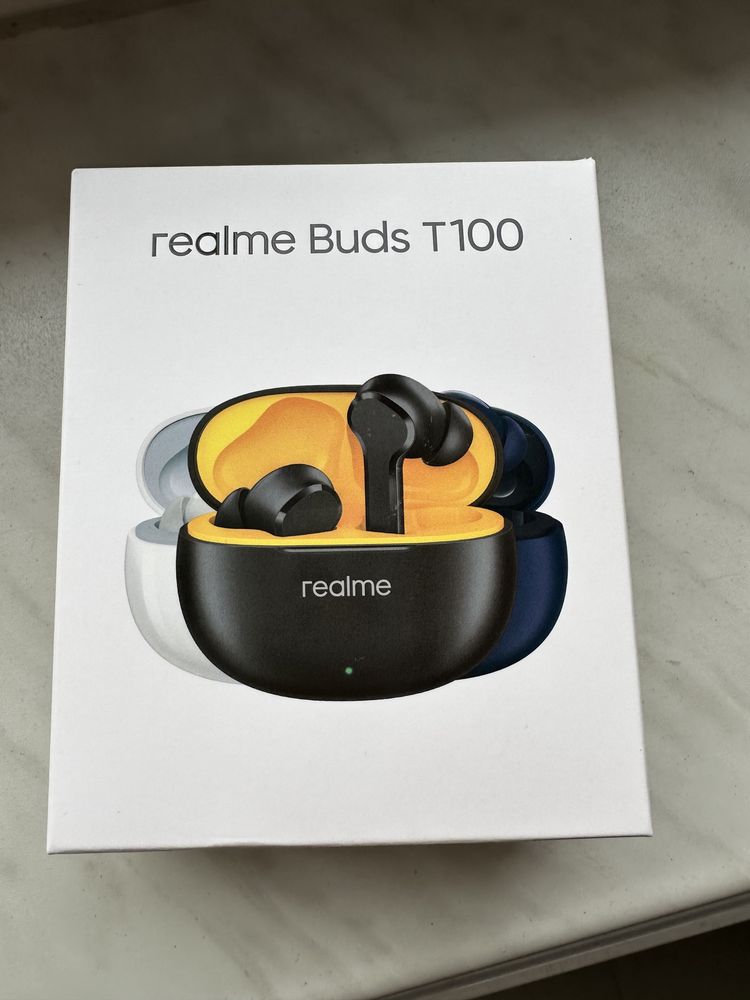 Nowe słuchawki Realme Buds T100 bezprzewodowe nieodpakowane