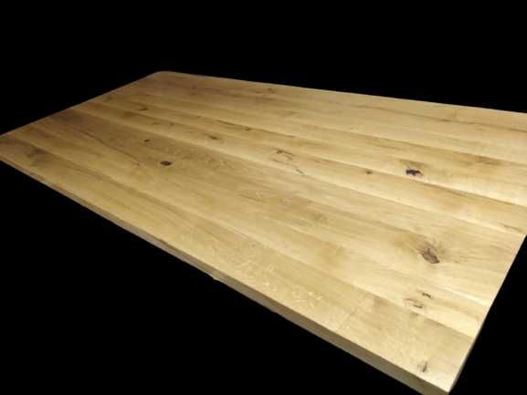 Blat drewniany Dąb Lite drewno Stół loft / na wymiar / blat dębowy