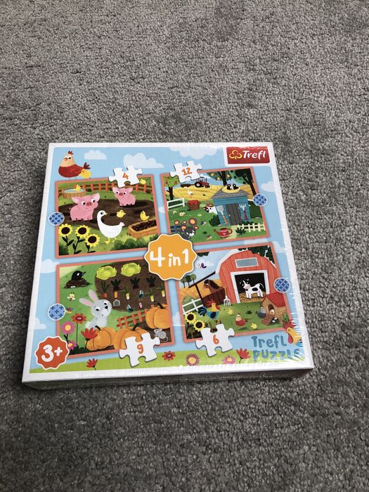 Nowe puzzle Trefl 4w1 wieś