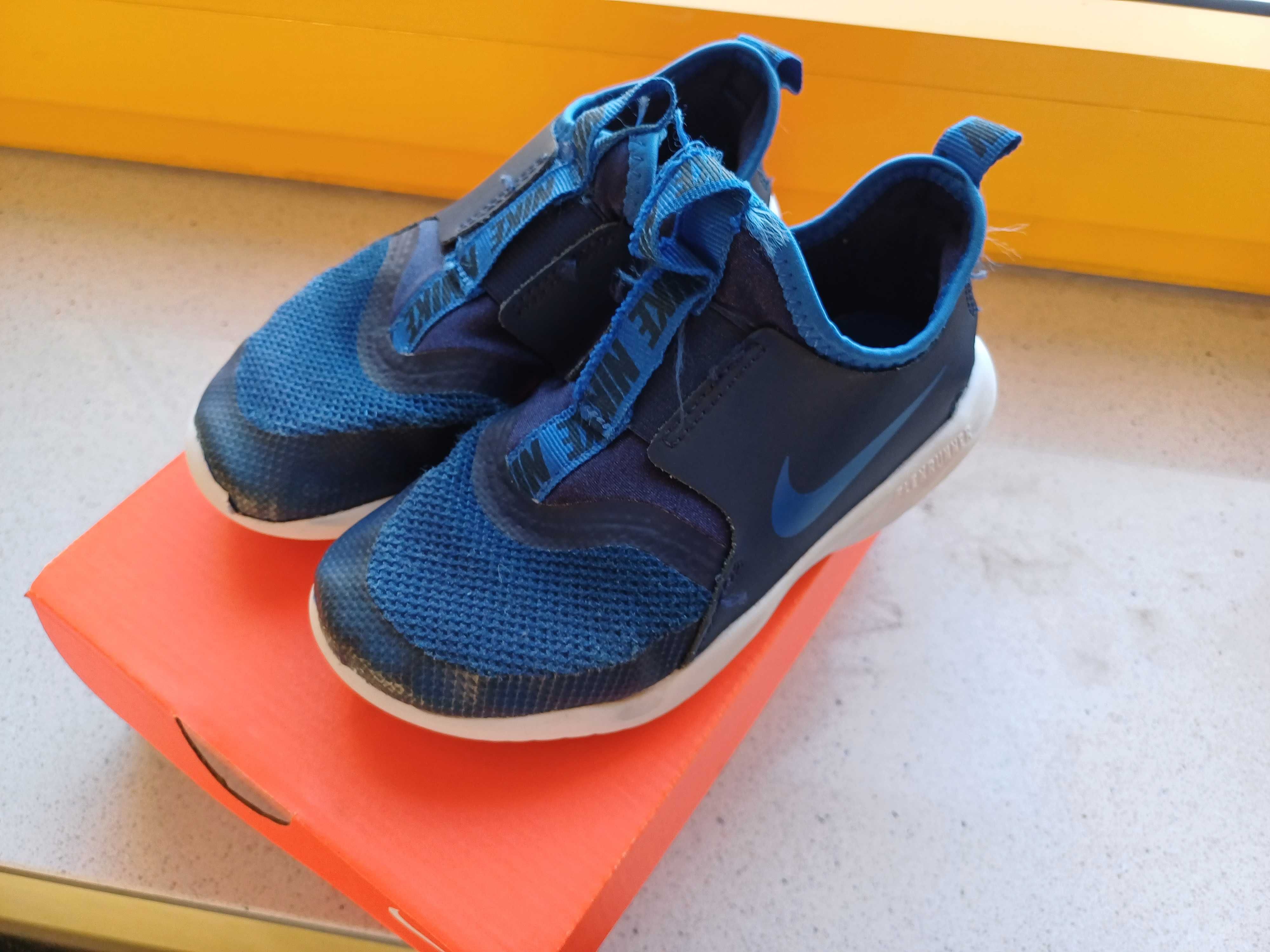 Buty dziecięce nike flex runner rozmiar 29.5 niebieskie wsuwane