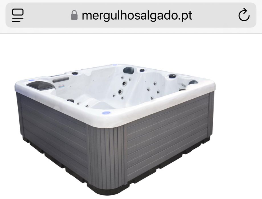 Spa Jacuzzi 2x2  valor 5.685,00€  Mergulho Salgado .pt