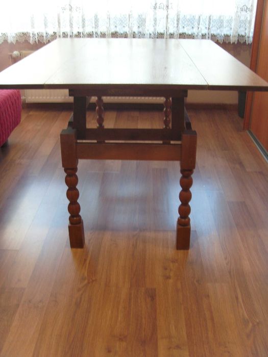 Stół / ława rozkładana, podnoszona PRL