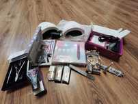 Zestaw do manicure lampy frezarki lakiery